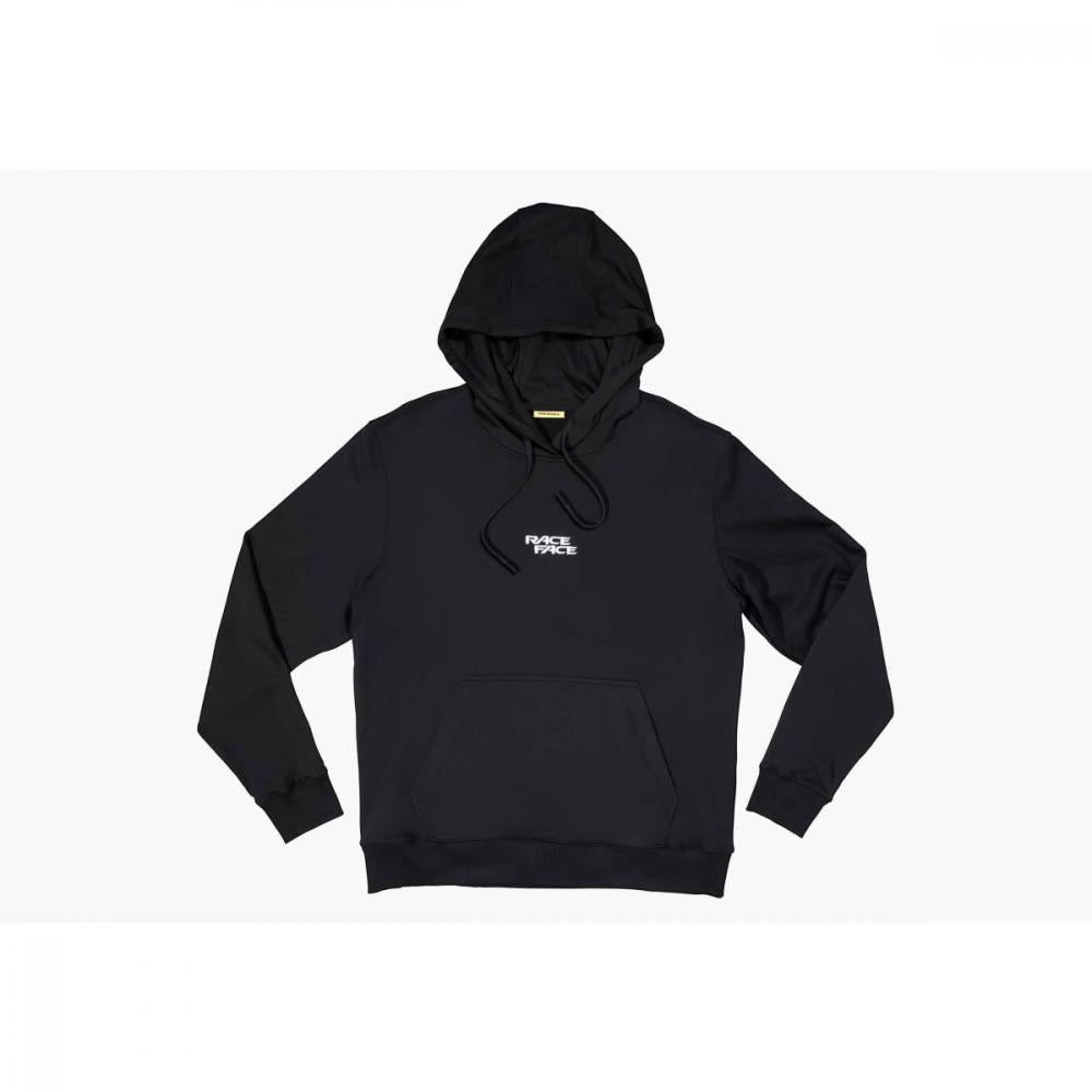 Race Face Logo Hoodie, black, M - bequemer Bike-Hoodie in moderner Ausführung