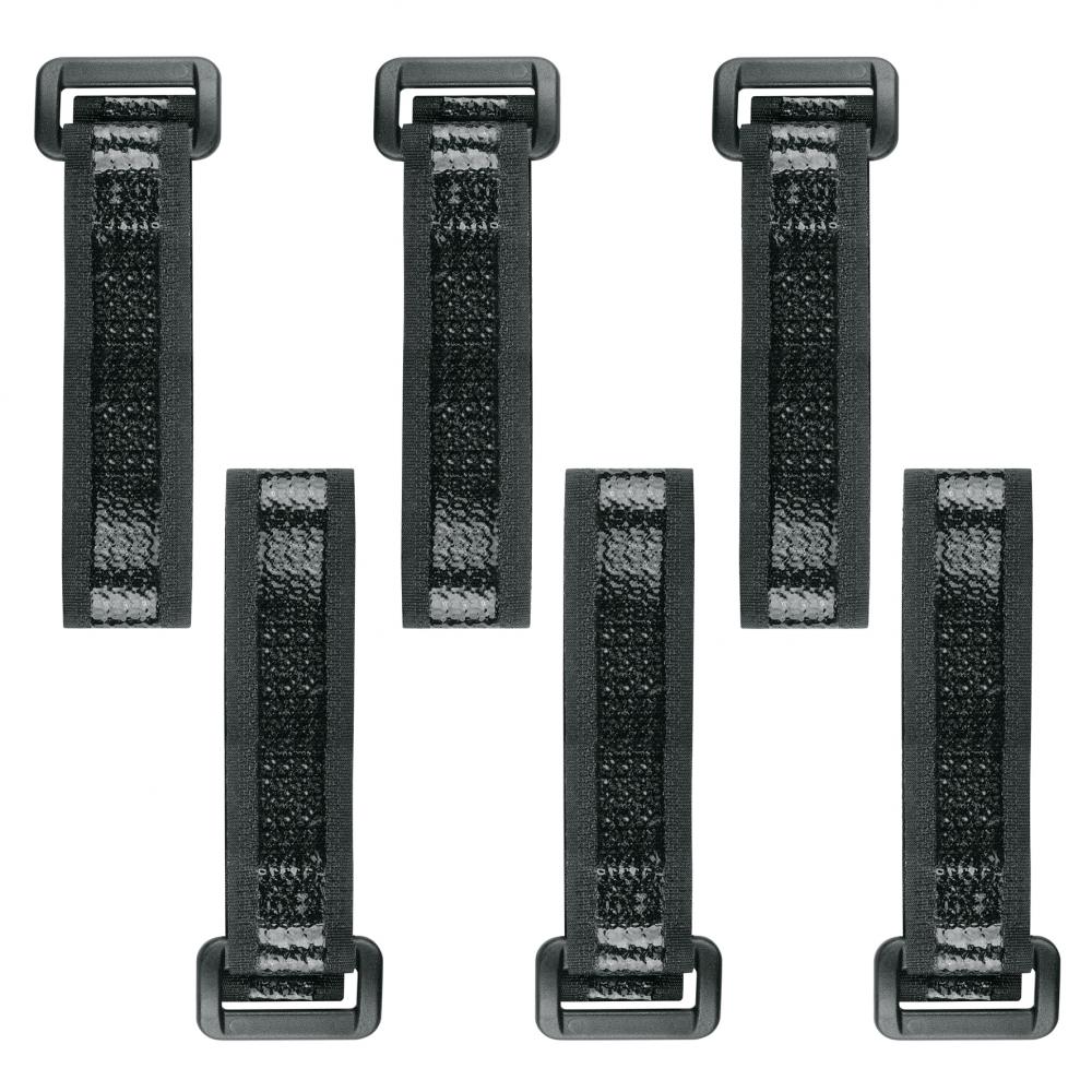 SKS Klettband Set 330mm (6 Stk.) für VeloFlexx, Mudrocker, Speedrocker Schutzbleche, gummiert.