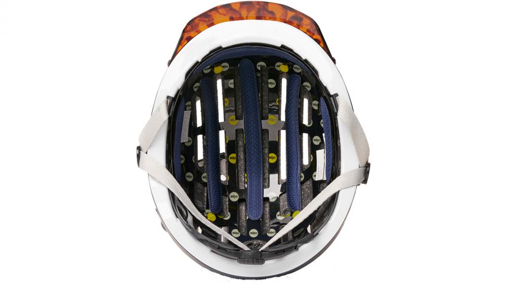 Thousand Chapter Club Navy M MIPS Fahrradhelm - stylischer Urban-Helm mit MIPS-Sicherheitssystem, integrierter Visierhalterung, Belüftung, Größe M 57-59 cm