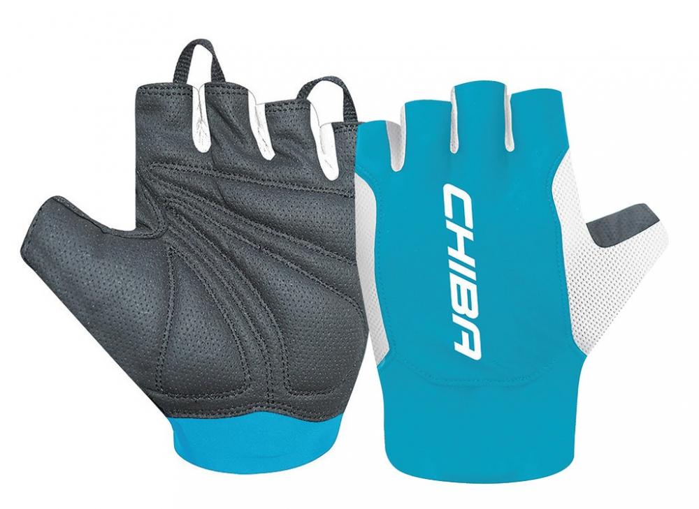 Chiba Handschuhe Mistral kurz Gr. XXL / 11, schwarz/türkis