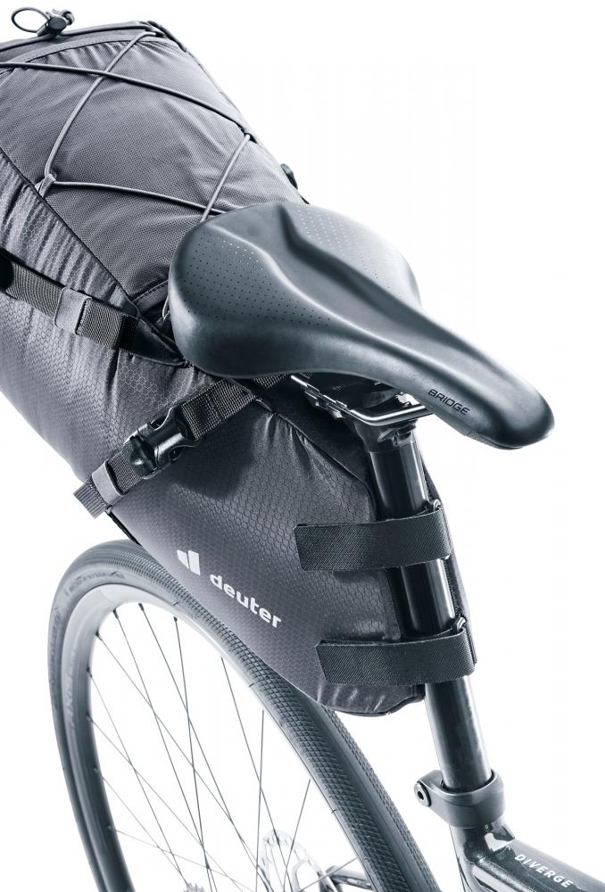 Deuter Mondego SB 16 Satteltasche 16L Schwarz - Bikepacking Fahrradtasche