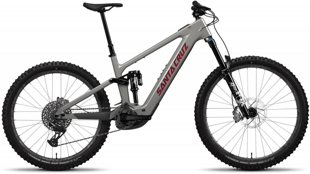Santa Cruz Vala 70 Carbon C E-MTB 600 Wh Gloss Grey L