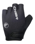 CHIBA Gel Air - kurze Radhandschuhe, Gelpolster, atmungsaktiv, schwarz, S