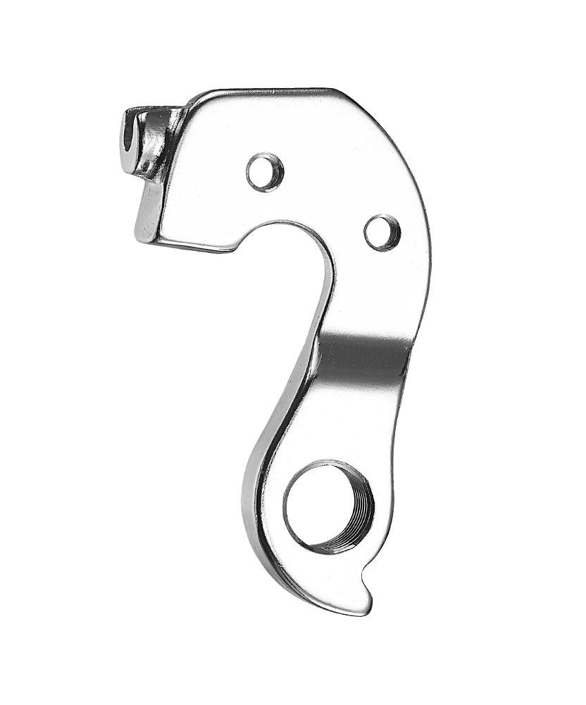 Silbernes Marwi Schaltauge GH-201 als Ersatzteil für Cube Fahrräder, inkl. Schrauben.
