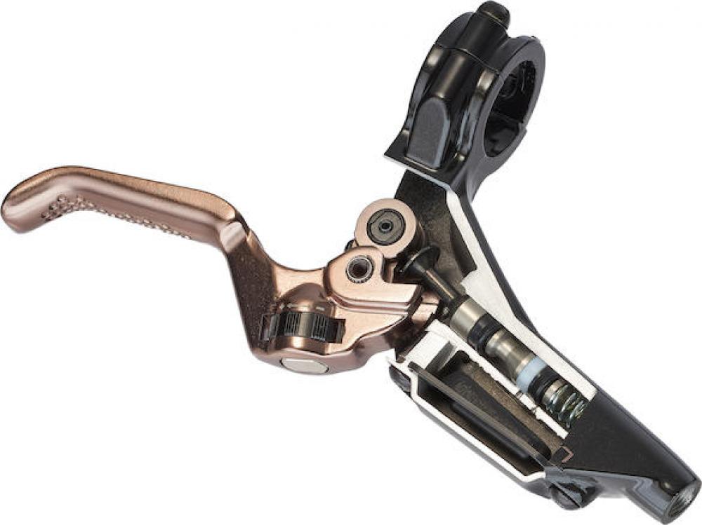Hayes Bremse Dominion A2 HR schwarz/bronze - leistungsstarke Trail-Scheibenbremse