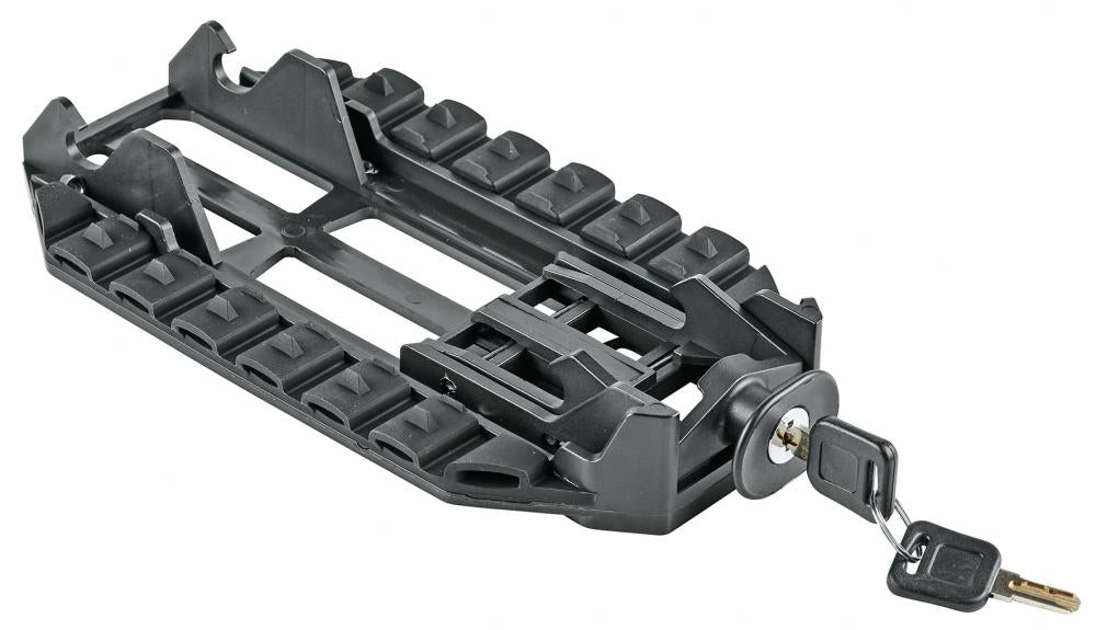 Northwind MonkeyLoad-T Adapterplatte schwarz, abschließbar, kompatibel mit i:SY Gepäckträger ab 2022, für sicheren Transport, max. Traglast 10 kg, stabile Montage