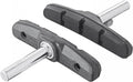 Shimano M70T2 Cantilever Bremsschuhe für zuverlässige Bremsleistung an Fahrrädern, schwarz mit silbernem Bolzen.