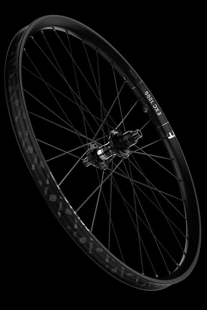 DT Swiss Laufrad EXC 1200 Classic 29" 622 x 30 mm Schwarz - leichtes Enduro-Carbonrad