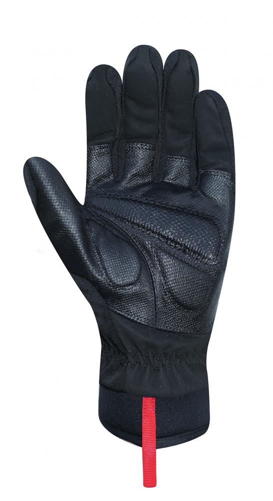 CHIBA Warm Winter - wasserdichte Winter-Radhandschuhe, schwarz, Größe M