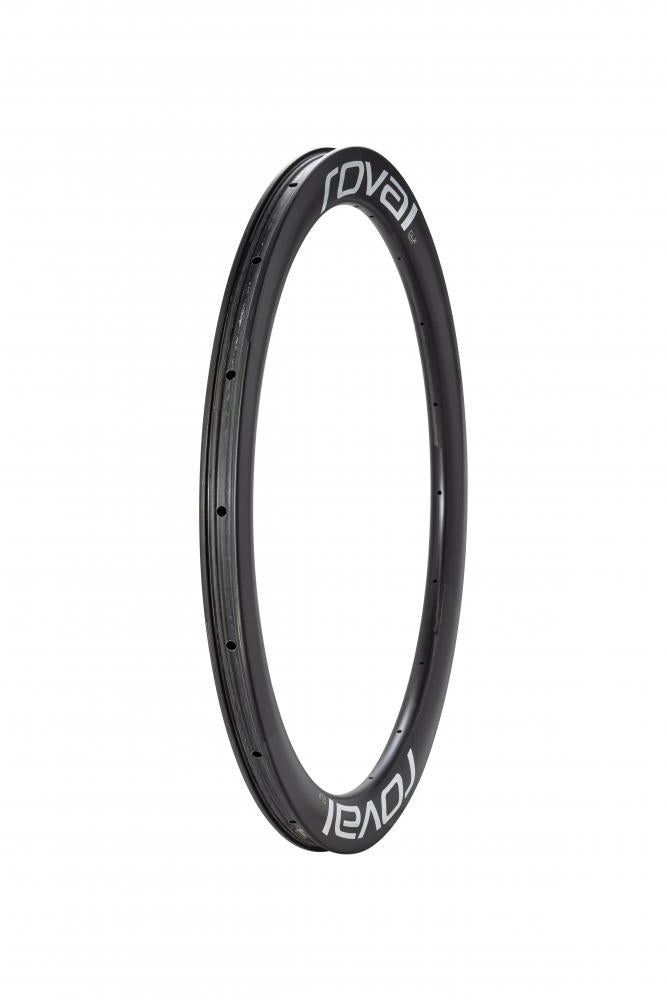 Roval Rapide CLX Team Laufrad 700C Vorderrad 18H 21mm 51mm Tiefe - Satin Carbon - RIM MY24 RAPIDE CLX TEAM