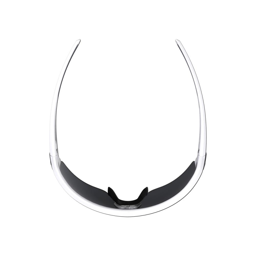 BBB Cycling BBB Sportbrille Impulse weiß glanz Einheitsgröße weis - magnetischer Glaswechsel