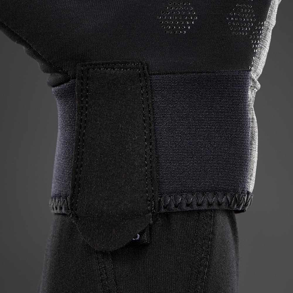 CHIBA Overflap Light - Radhandschuhe L hellgrau, wind- & wasserdicht, Thermofleece, Touchfinger