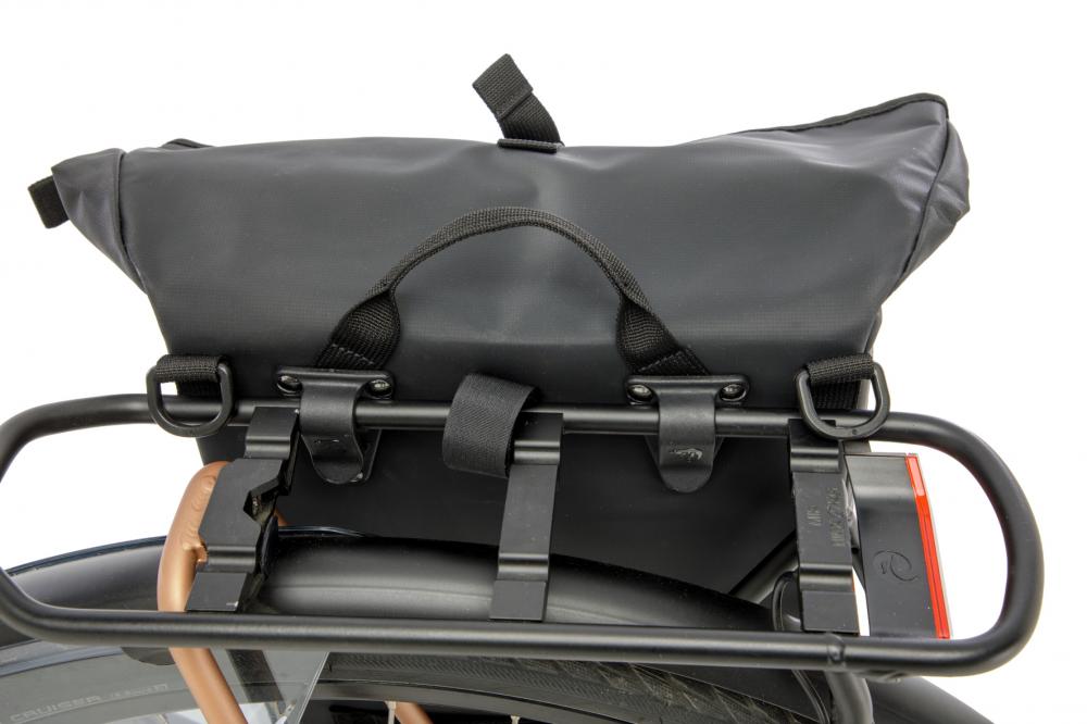 New Looxs Radtasche Cantos Single - Einzeltasche für Gepäckträger - urban & wasserabweisend