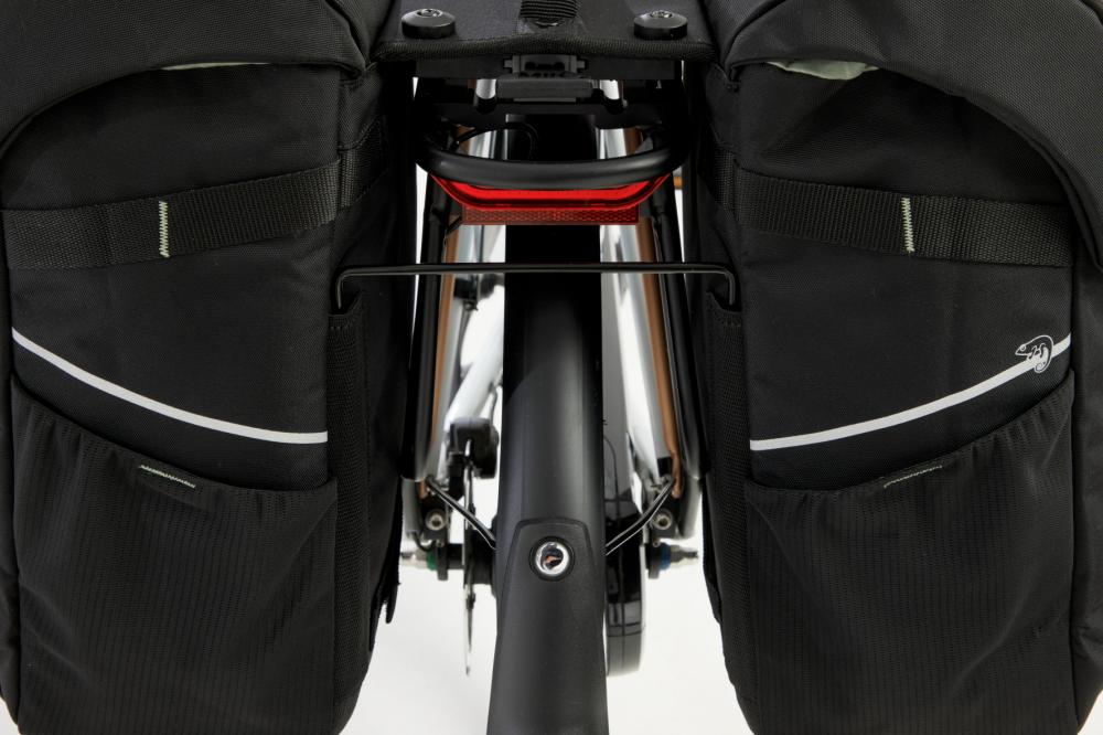New Looxs Doppelpacktasche Vigo Double MIK 2.0 2 x 17,5L Black - geräumige Fahrradtasche