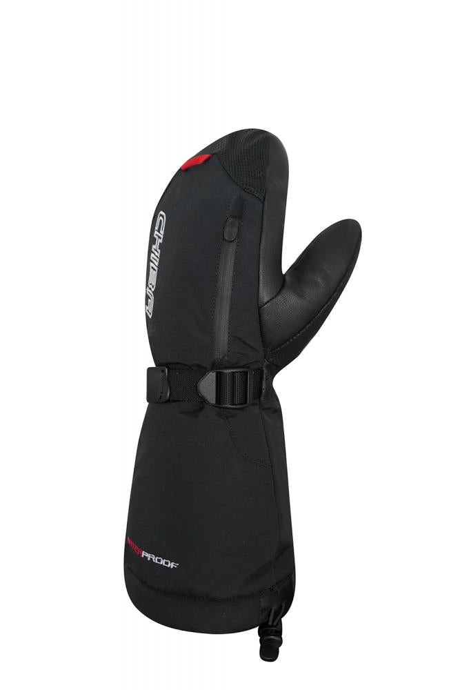 CHIBA Thermo Mitten - wasserdichte wintertaugliche Radhandschuhe, Größe 8, schwarz