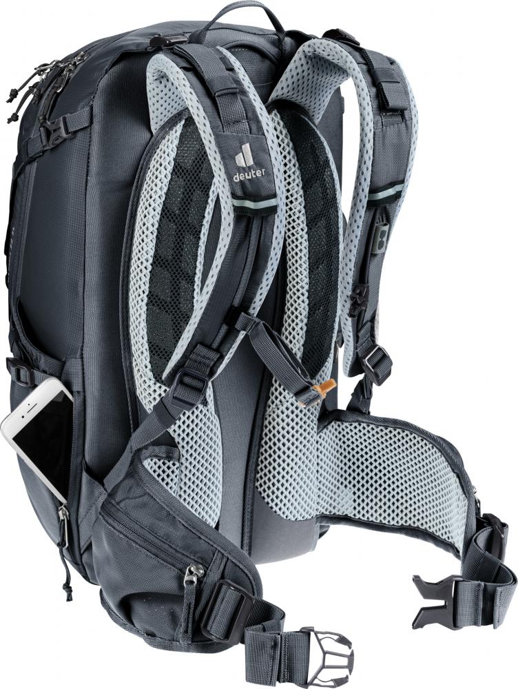 Deuter Trans Alpine 22 SL Fahrradrucksack 22L Schwarz - Damen-Mehrtagesrucksack für alpine Touren & MTB