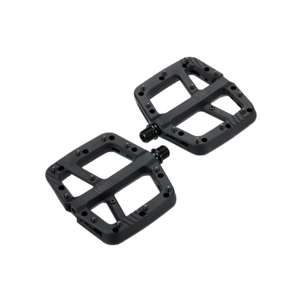 BBB Cycling Pedale Decoder 100 x 110mm 100 matt - griffige Flat-Pedale für volle Kontrolle