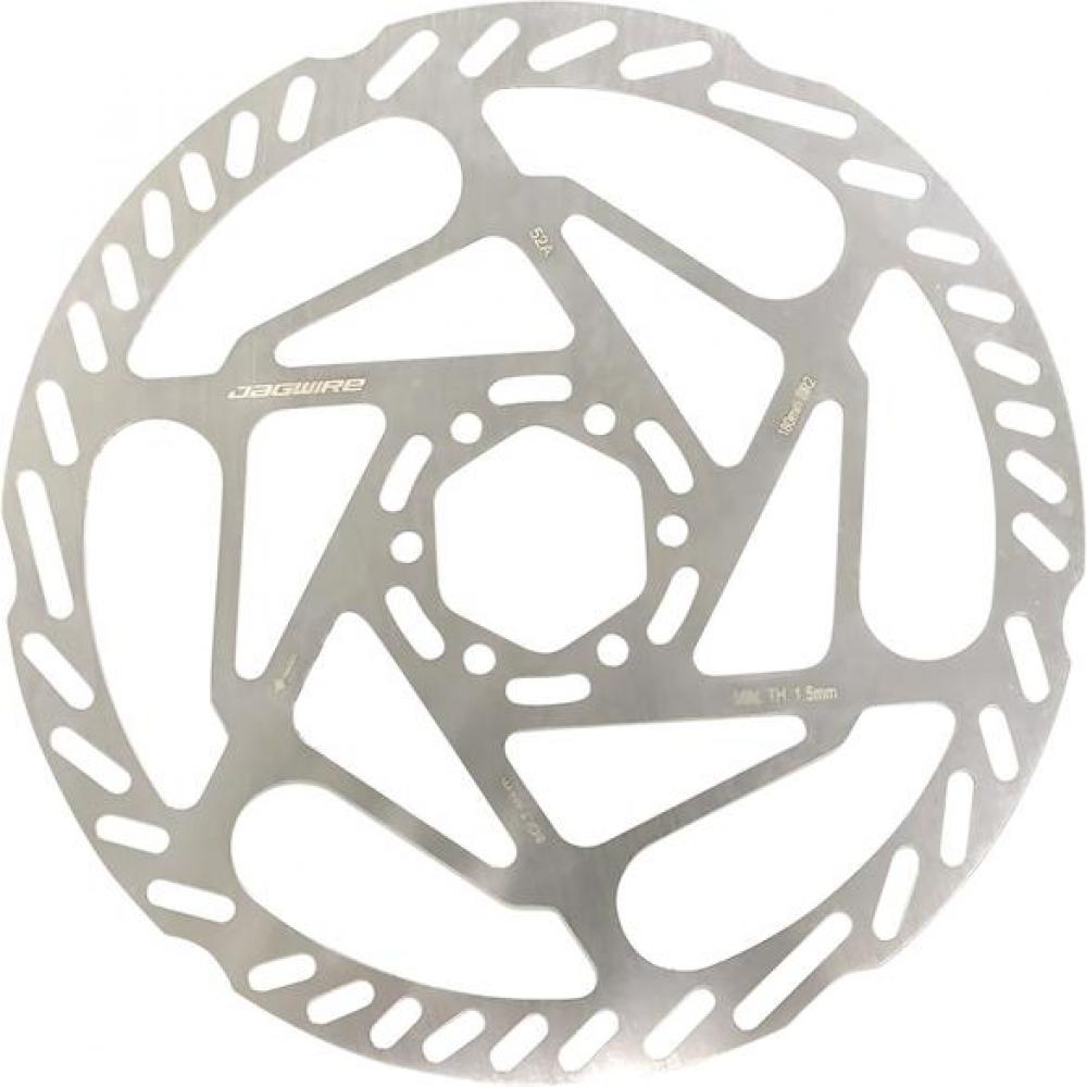Jagwire Bremsscheibe Sport SR2 6-Loch 180 mm Silber - leise, kraftvolle Bremsleistung