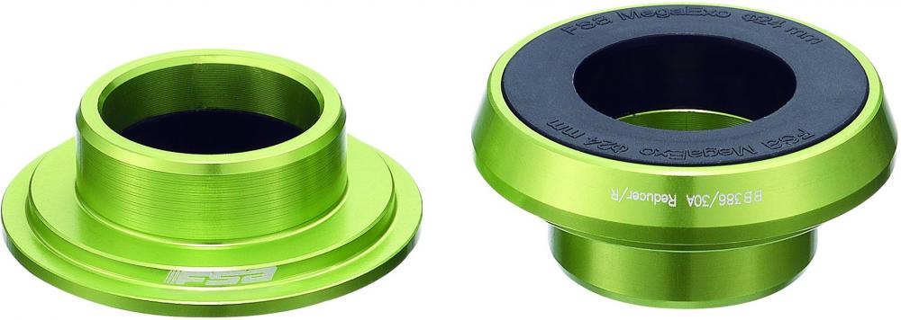 FSA Lagerschalen für BB30A Cannondale 24mm grün - optimale Kurbelmontage