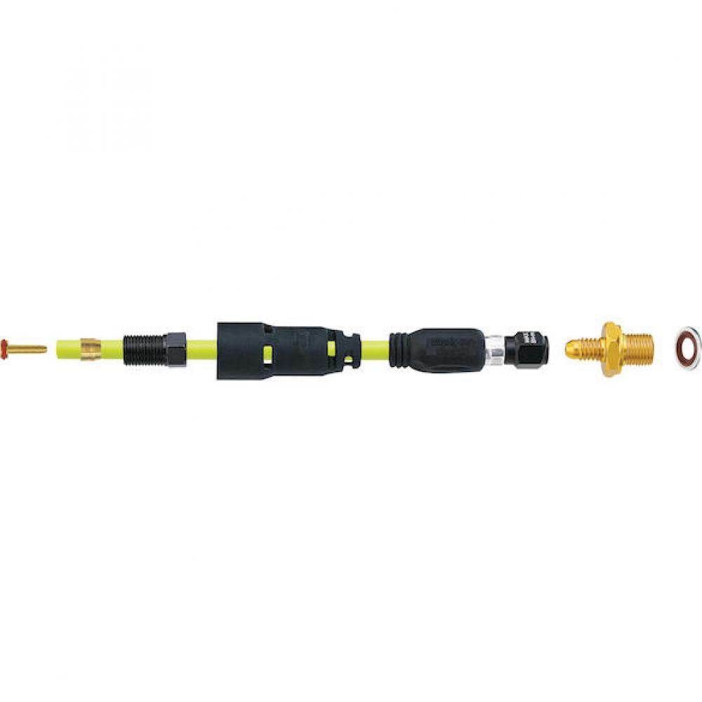 Jagwire Anschlussset Pro Quick-Fit Adapter für Tektro/TRP Universal Schwarz/gold - maximale Bremsperformance