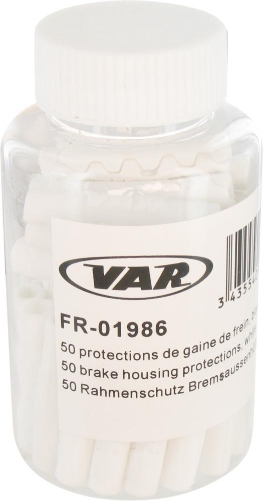 VAR 50 Stk. Rahmenschutz 5 mm Weiß 50 - schützt Rahmenlack und Carbonoberflächen