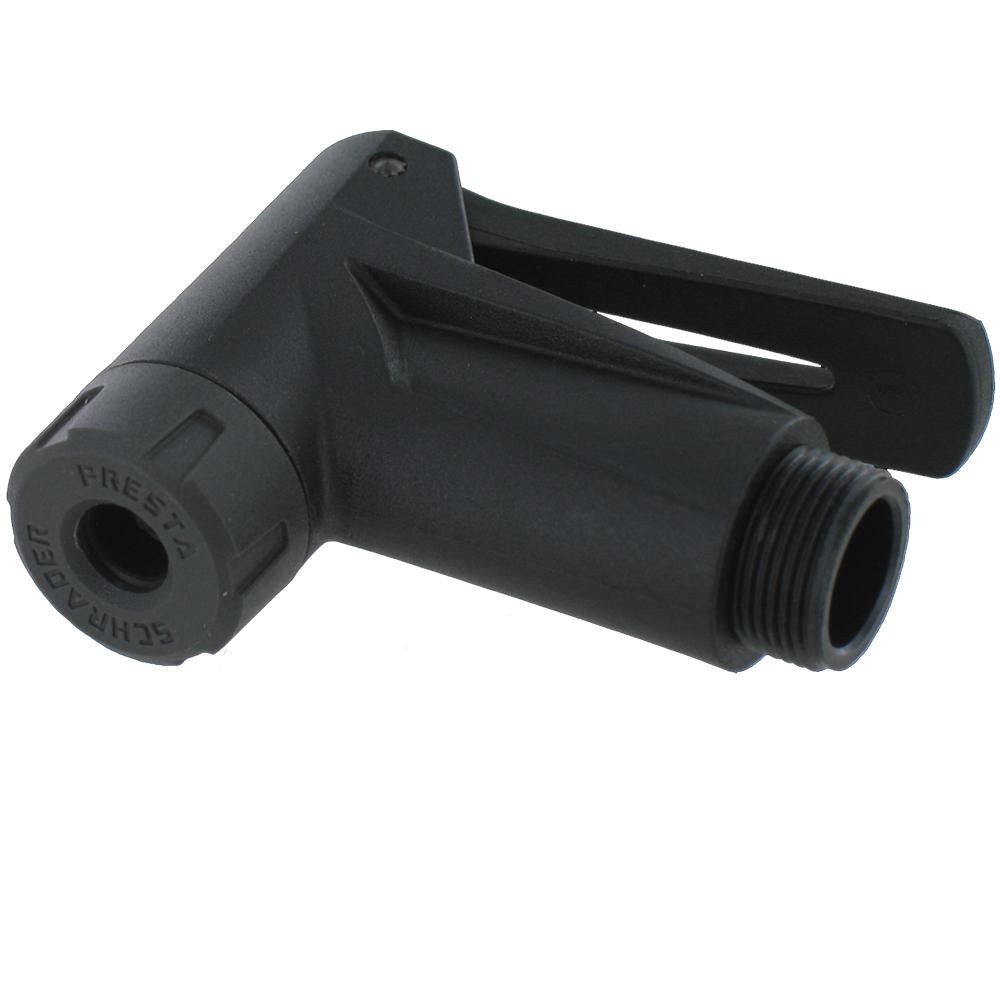 VAR Ventiladapter RP-80102 Kunststoff - Adapter für Schrader- und Prestaventile mit Daumenverriegelung