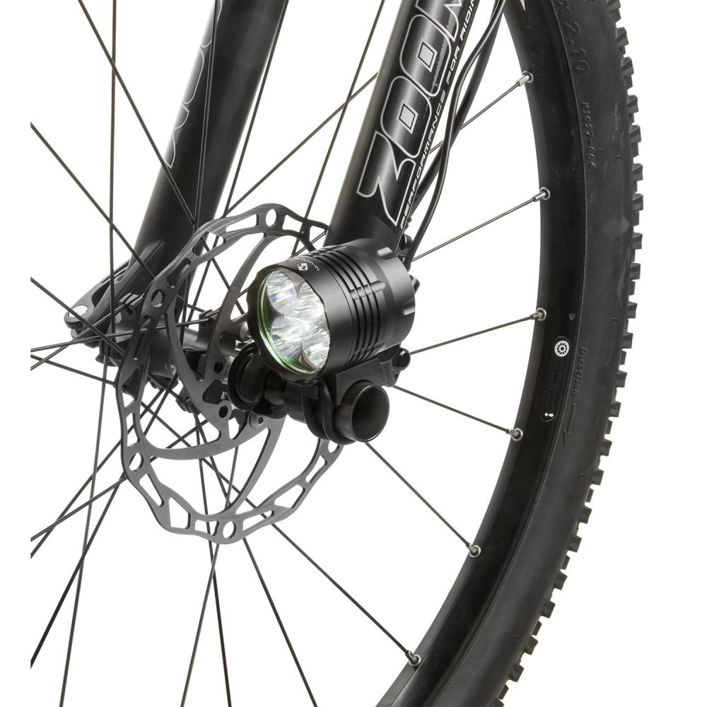 M-WAVE Axle Mount Lampenhalter zur Achsmontage Aluminium-Halter für Fahrradbeleuchtung