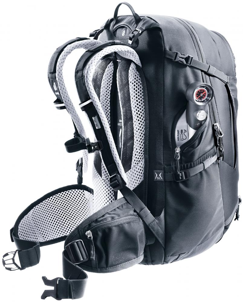 Deuter Trans Alpine 28 SL Fahrradrucksack Damen 28L Schwarz - Ergonomisch für Touren