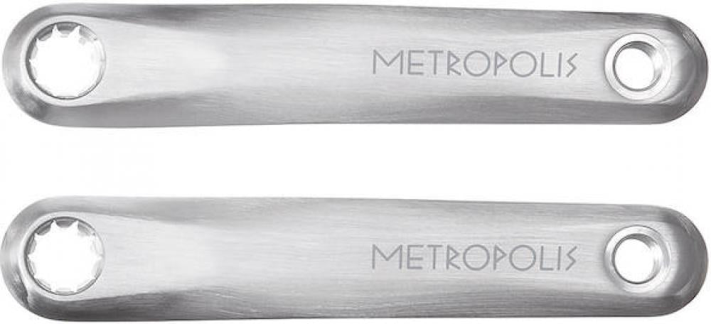 FSA Kurbelarme E-Bike Metropolis CK-602 175 mm Silber - Mini-ISIS für Bosch Active Gen3