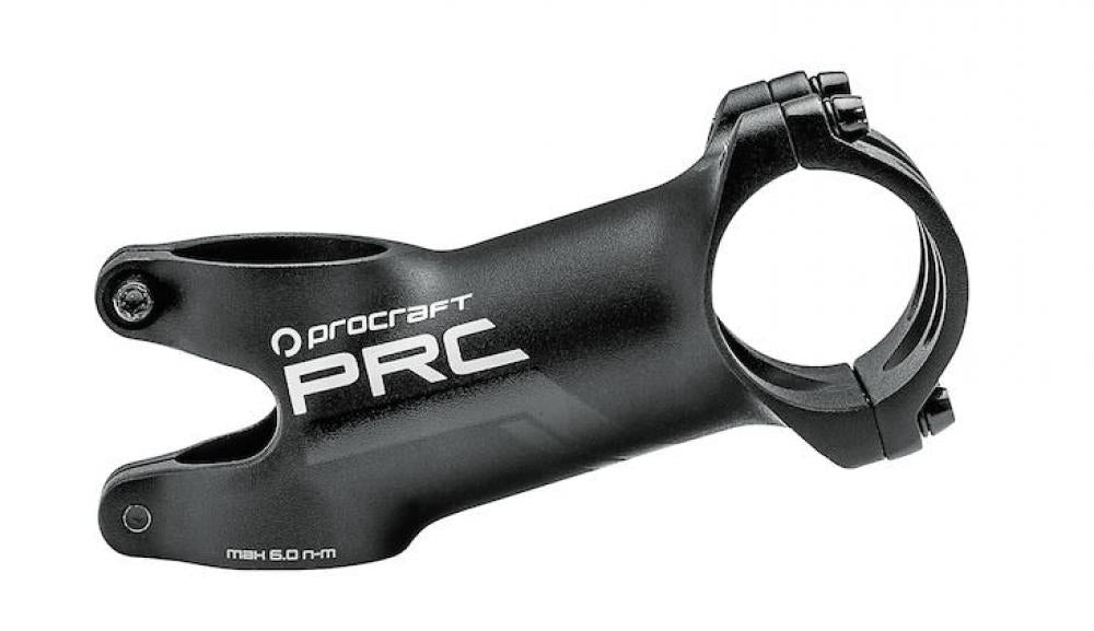 Procraft PRC ST2 Vorbau 17° / 110 mm 31,8 mm Schwarz Matt - Leichtgewicht mit 7050-T6 Aluminium