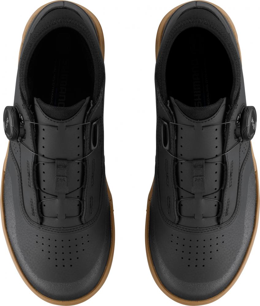 SHIMANO GF800, SCHUH, WOMEN, FLAT, BLACK/AMBER, GR. 37 Fahrradschuhe - 800,