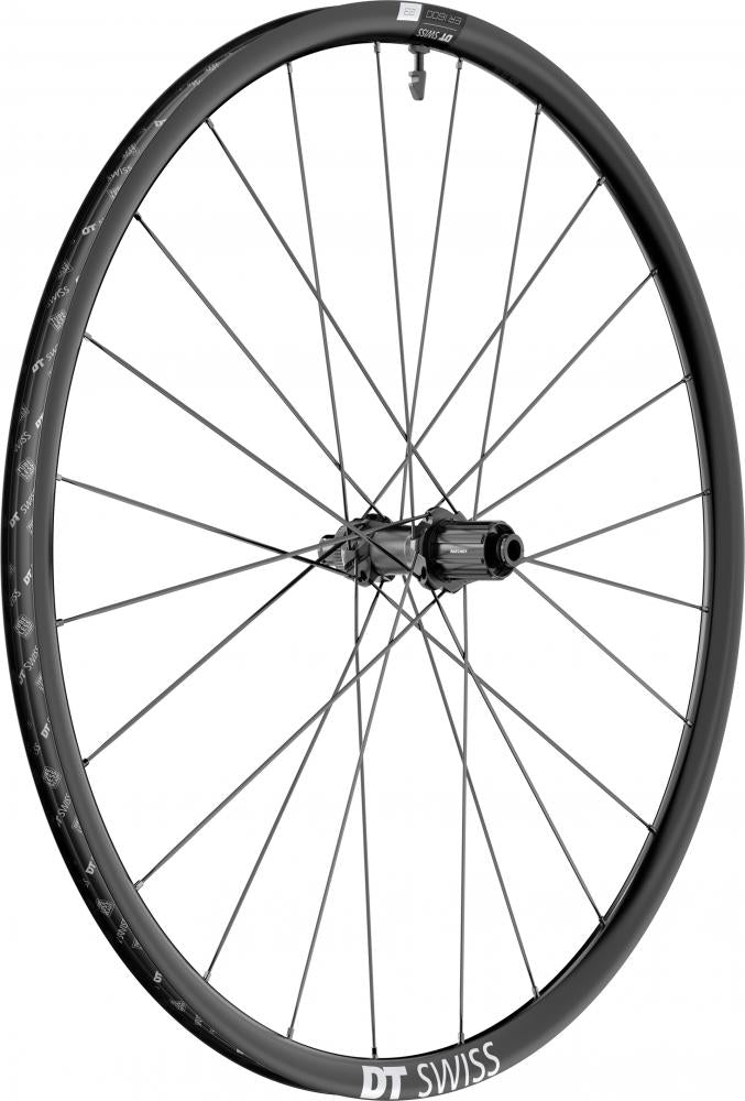 Schwarzes DT Swiss ER 1600 SPLINE 29" leichtes Endurance-Disc-Laufrad.