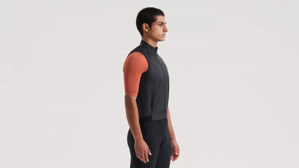 PRIME WIND VEST MEN BLK L - Herren Windweste Schwarz Größe L - Bekleidung