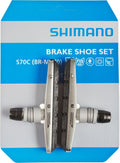 Shimano S70C BR-M770 Cartridge V-Brake Bremsschuhe für Alufelgen, 1 Paar, in blauer Verpackung.