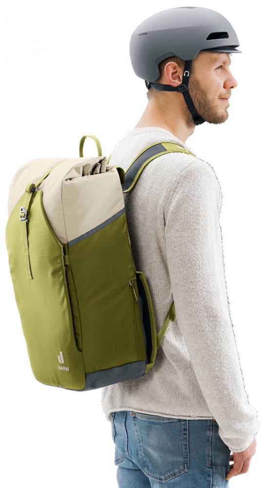 Deuter Xberg 25 Fahrradrucksack 2in1 - Hinterradtasche & Rucksack Cactus-Desert