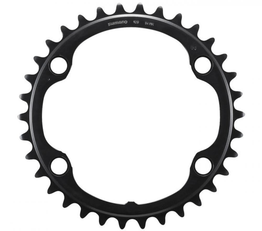 SHIMANO Kettenblatt FC-RS520 34T NK - effizientes Kompakt-Kettenblatt für moderne Rennräder