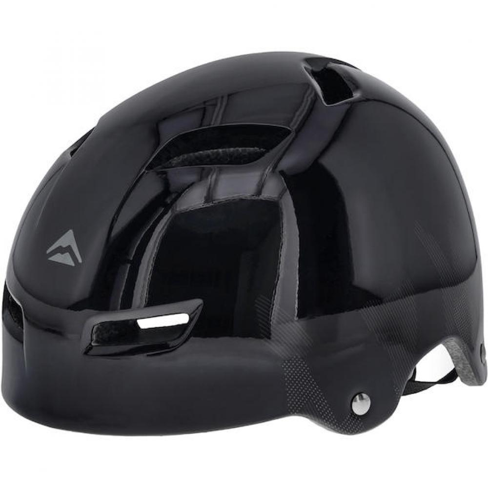 Merida Helm CAMOU schwarz/grau 54-58 cm - leichter Fahrradhelm mit sicherer Passform