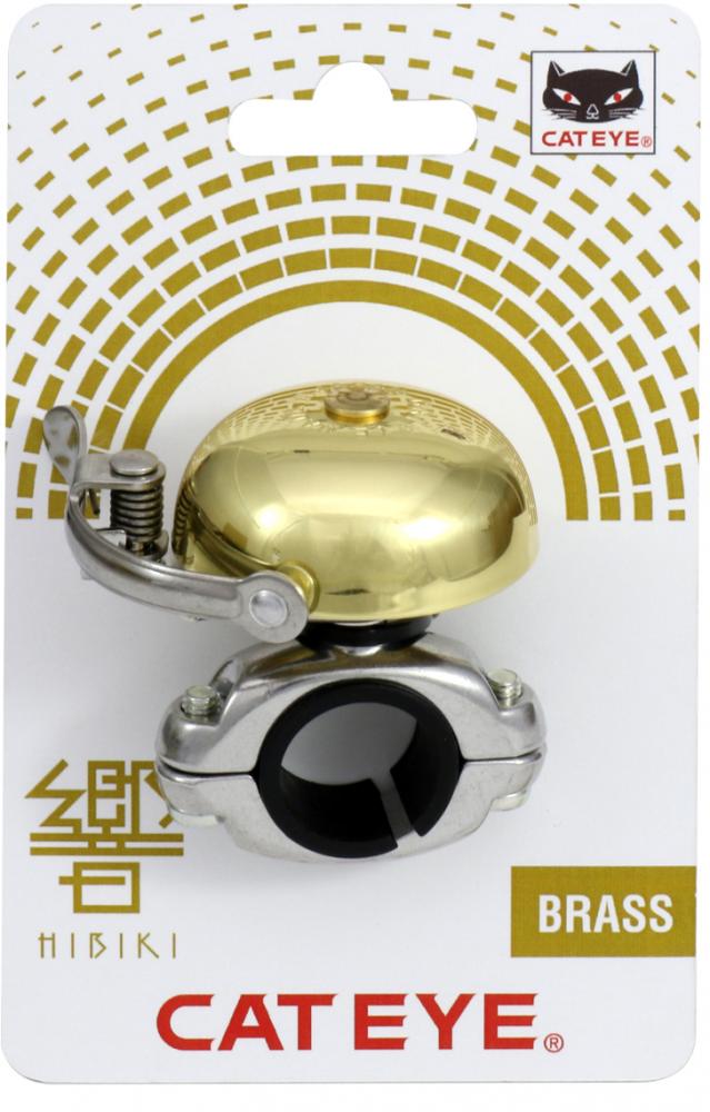 CATEYE Klingel OH-2300 OH-2300 Gold - klassische Fahrradklingel in moderner Ausführung