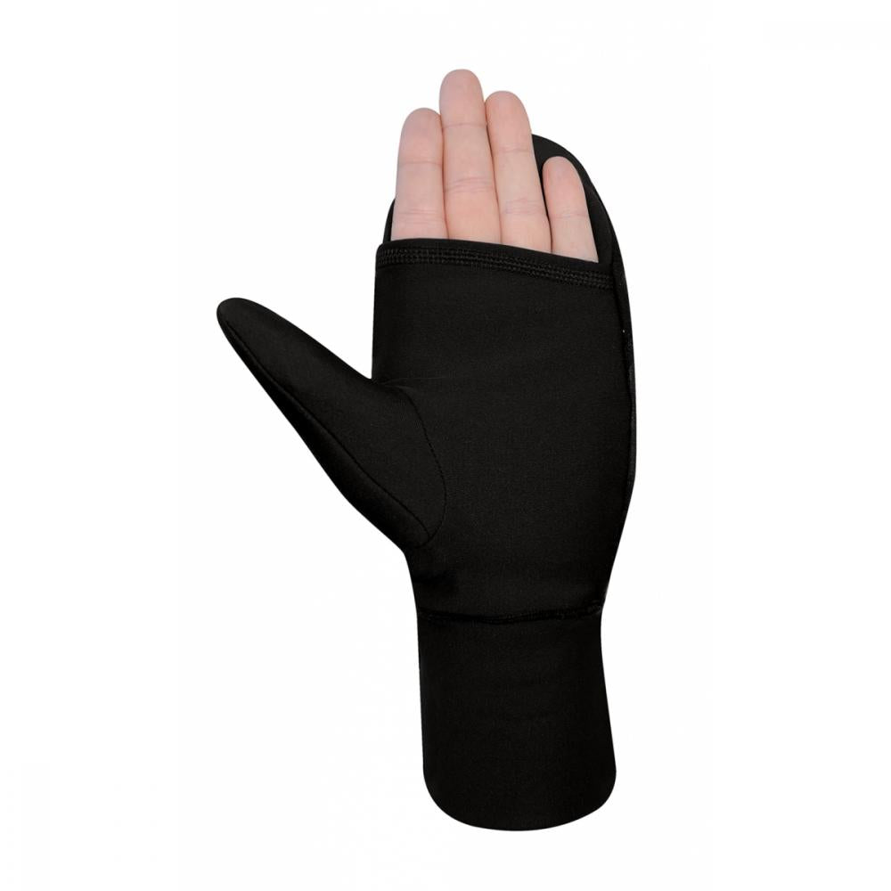CHIBA Overflap - Radhandschuhe L schwarz, Primaloft Gold, warm & winddicht