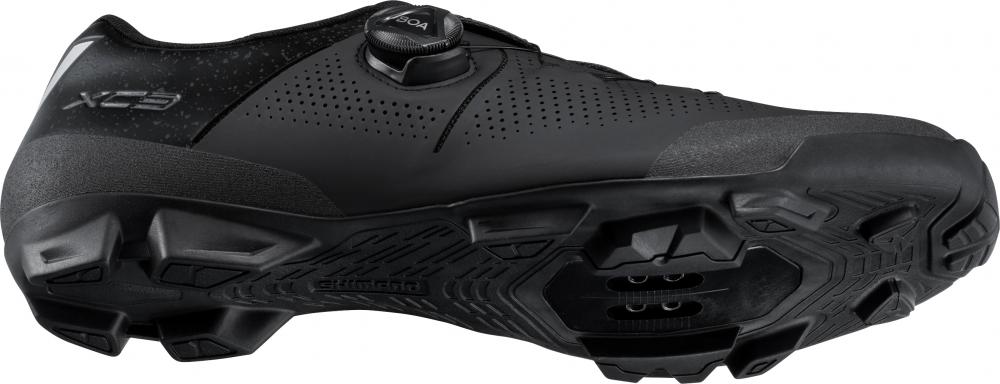 SHIMANO Fahrradschuhe XC302 Herren/Damen MTB SPD Fahrradschuhe Größe 52 Schwarz