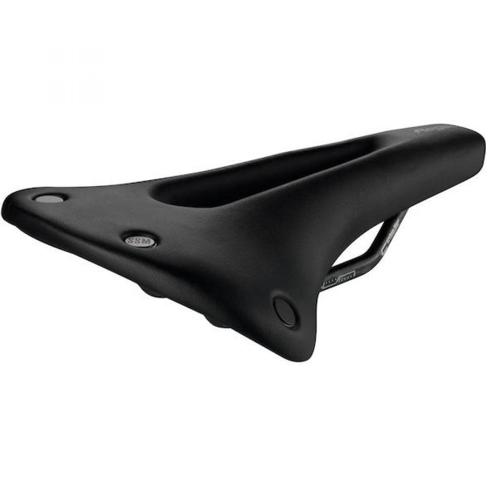 Selle San Marco Sattel Regal Short Open-Fit Carbon 165 x 255 mm Schwarz - komfortabler Gravel- & Bikepacking-Sattel