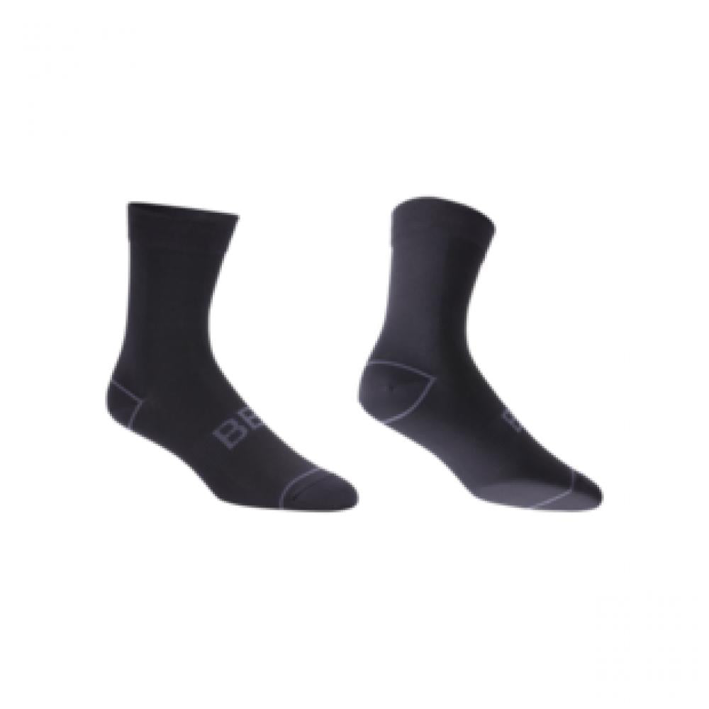 BBB Cycling Socken HighFeet 2.0 39/43 schwarz - hohe Radsocken für Komfort & Performance