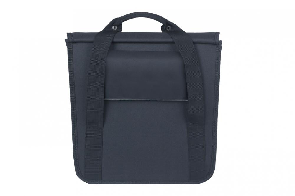 Basil Go Fahrradtasche Einzelpacktasche 16 Liter - Schwarz - 14x28x31 cm - wasserabweisend
