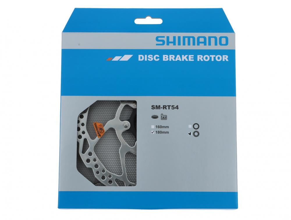 Shimano SM-RT54 180mm Center Lock Fahrrad-Bremsscheibe in Verpackung