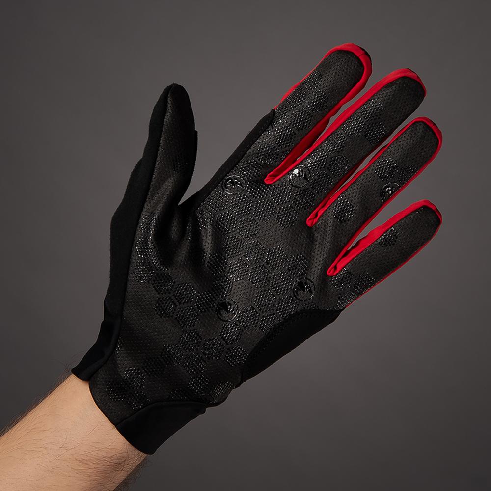 CHIBA Superlight - Radhandschuhe schwarz/rot, XL, leicht & atmungsaktiv