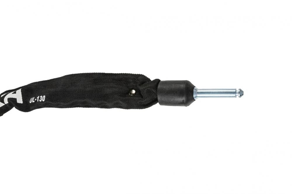 AXA Plug-In-Kette ULC 130 cm - Einsteckkette für Ringschlösser mit maximaler Sicherheit - Kette für Rahmenschloss