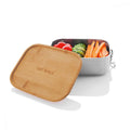Tatonka Lunch Box I 800 Bamboo - Lunchbox Unisex mit Bambusdeckel und Silikondichtung