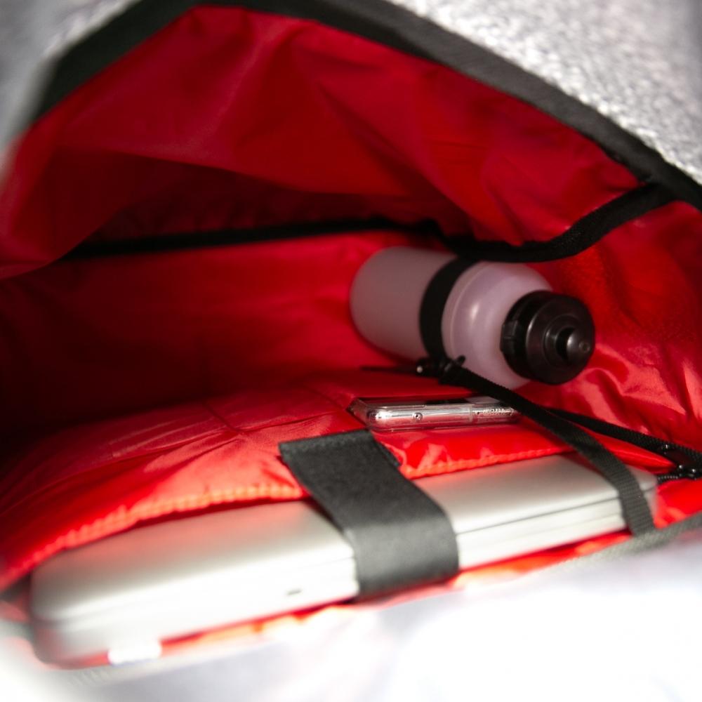 Haberland Rucksack-Doppeltasche Double Loader anthrazit - flexible Gepäckträger- und Rucksacklösung