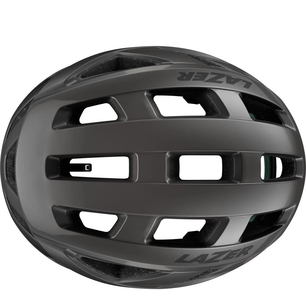 LAZER Helm Tonic KinetiCore Road Titanium (M) - leichter, sicherer Rennradhelm