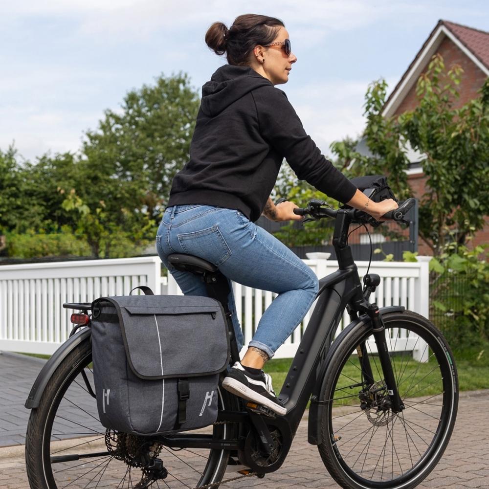 Haberland Street Work Einzeltasche anthrazit mit KLICKfix